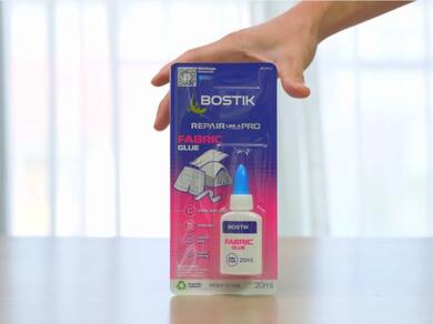 Bostik Fabric Glue product pack shot