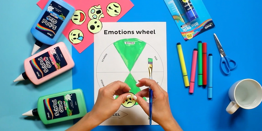 Bostik DIY Australia tutorial Emotions Wheel banner