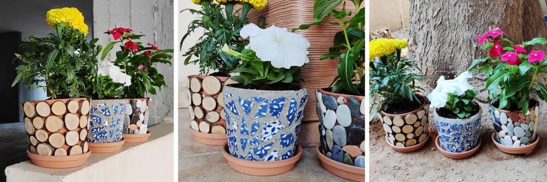 Bostik DIY Greece tutorial Flower Pots banner image