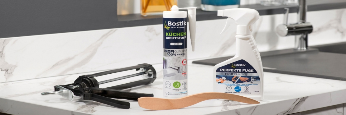 Bostik DIY Lithuania tutorial how to make a kitchen seal banner image