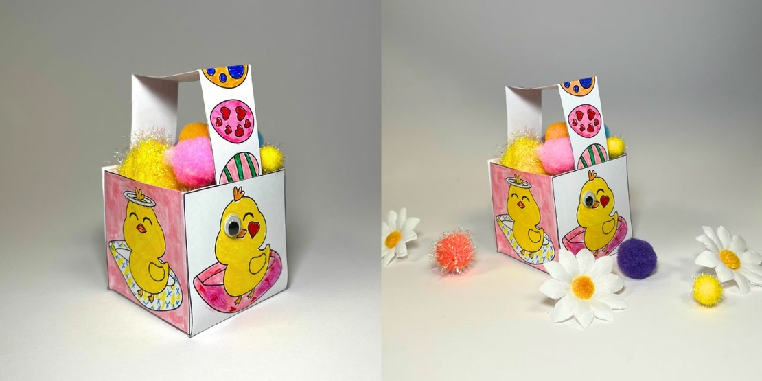 DIY Bostik UK Ideas & Inspiration - Paper Easter basket craft banner