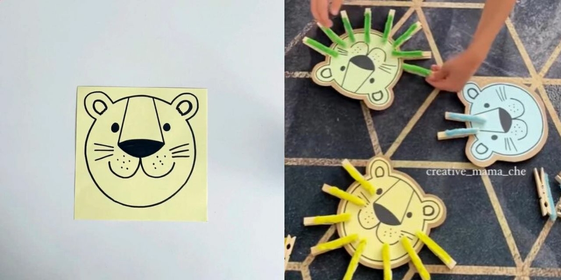 Bostik DIY Ireland Ideas and Inspiration Easy Lion Craft Banner