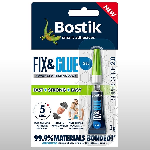 Bostik DIY Fix and Glue Gel United Kingdom Packshot