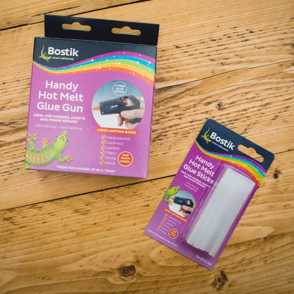 Bostik DIY Handy Hot Melt Glue Gun United Kingdom Packshot Impression