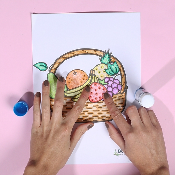 Bostik DIY Australia tutorial Fruit Basket step 4