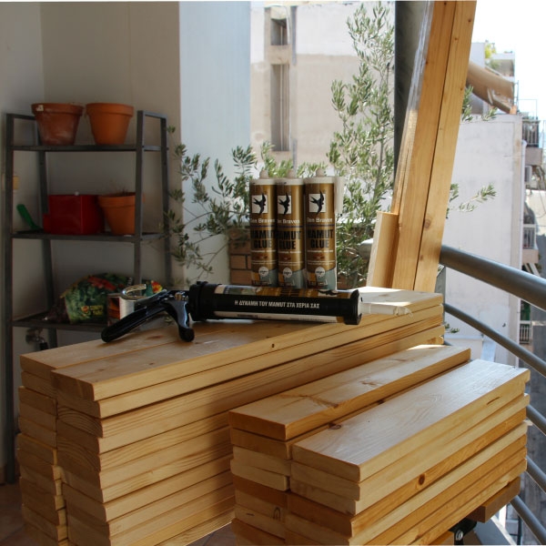 Bostik DIY Greece tutorial Balcony Garden step 1