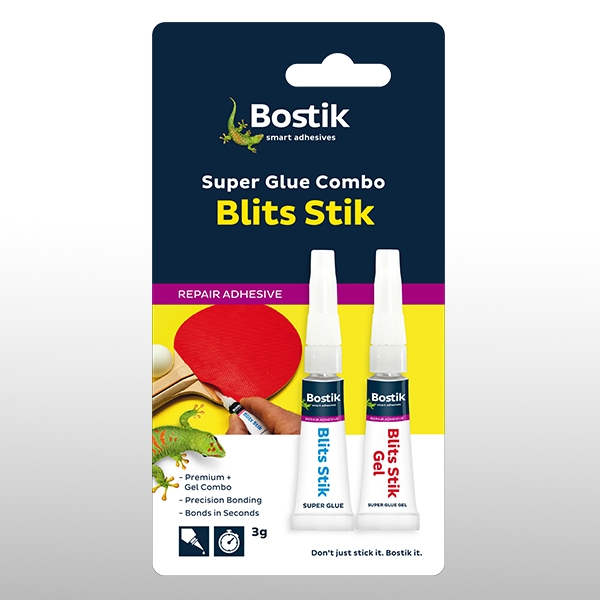 Bostik DIY South Africa Repair & Assembly Blits Stik Combo product teaser