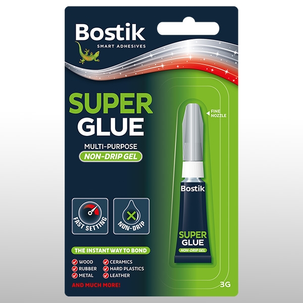 Bostik DIY UK Repair Assembly Super Glue Non Drip Gel
