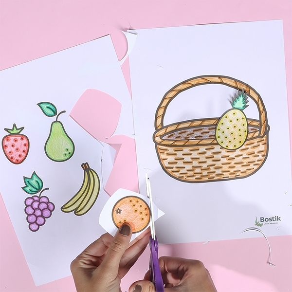 Bostik DIY Malaysia tutorial fruit basket step 3