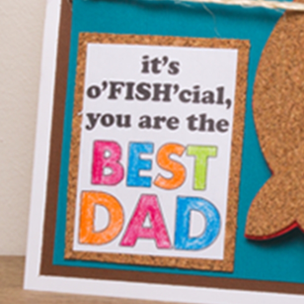 Bostik DIY South Africa Tutorial Fathers Day Card step 4