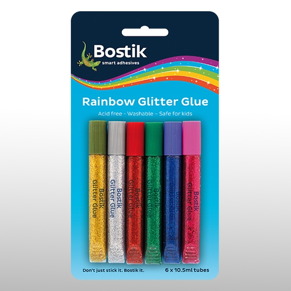 Bostik DIY South Africa Stationery - Rainbow Glitter Glu product teaser