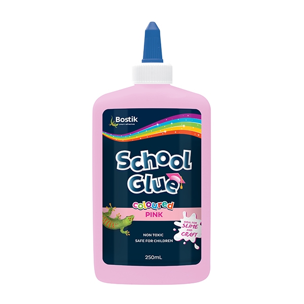 Bostik DIY Australia Stationery & Craft School Glue Coloured Pink product image