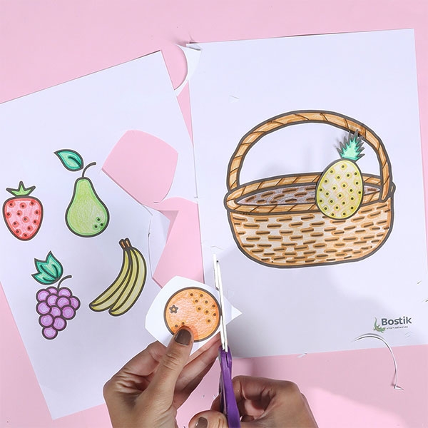 Bostik DIY Hong Kong tutorial fruit basket step 3