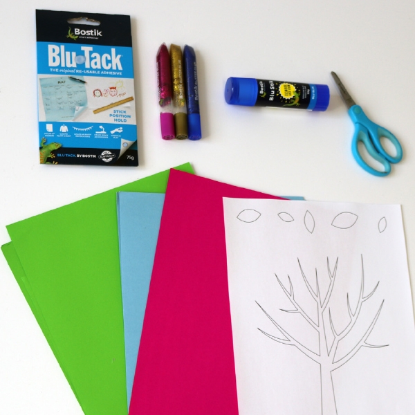 Bostik DIY Australia tutorial Family tree step 1