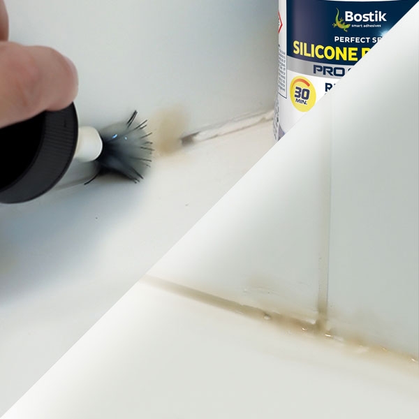 Bostik DIY Lithuania tutorial how to remove old sealant step 2