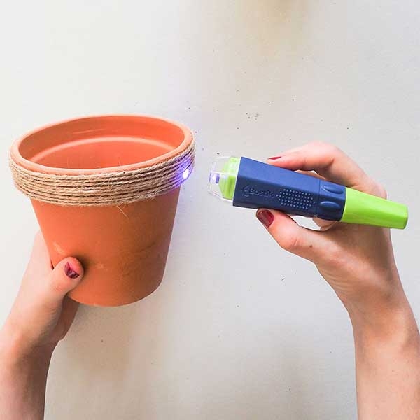 Bostik DIY Romania tutorial create plant pots step 4