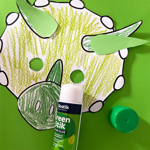 Bostik DIY Australia Stationery & Craft Green Stik product image with dinosaur
