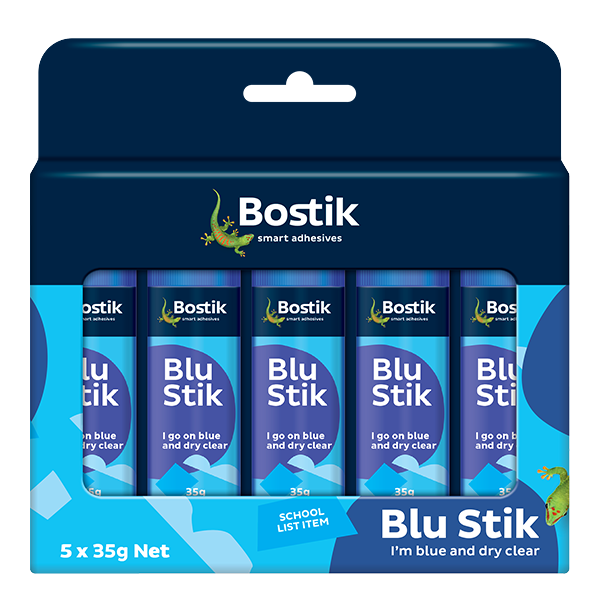 Bostik DIY Australia Blu Stik 35g 5 pack 2021