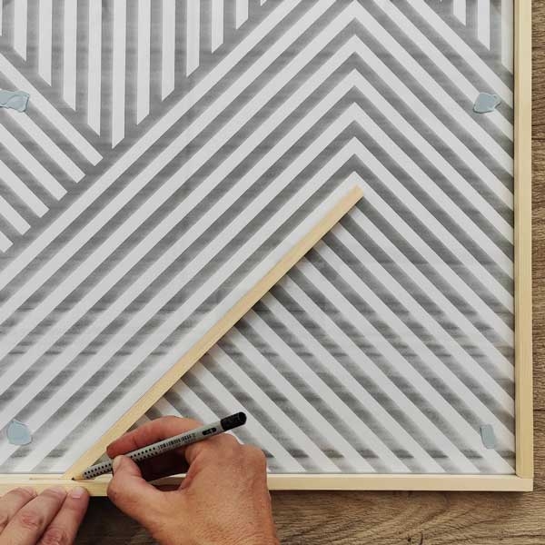 Bostik DIY Greece tutorial how to make a frame step 5