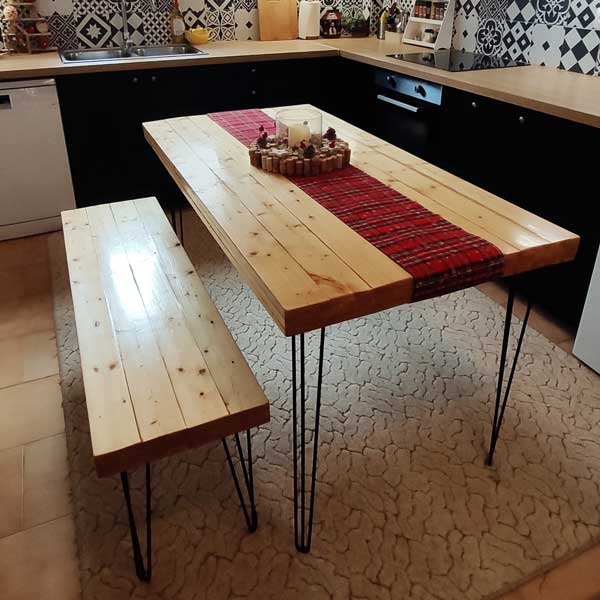 Bostik DIY Greece tutorial kitchen table step 14