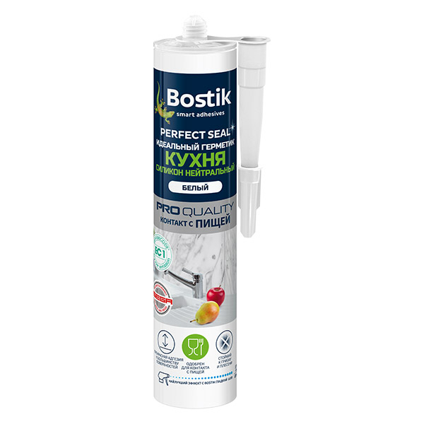 Bostik DIY Russia Perfect Seal Kuhnya Silicone Neutral white image