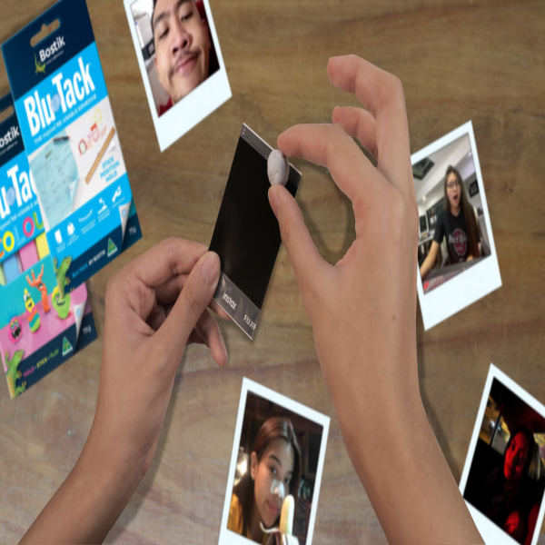 Bostik DIY Hong Kong Tutorial Easy Way To Display Your Photos Using Blu Tack Step 2