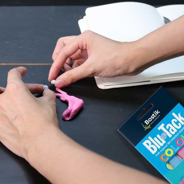 Bostik DIY Hong Kong Tutorial How To Create Mini Sculptures With Blu Tack Step 2