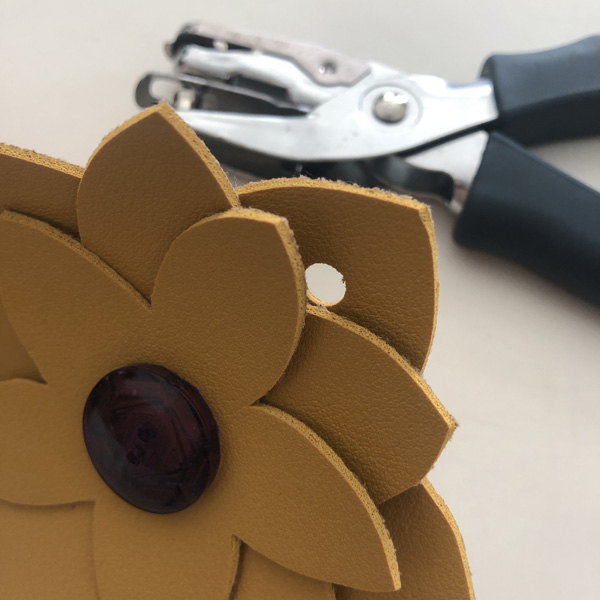 Bostik DIY PH Article How to Make Leather Flower Charms Step 4