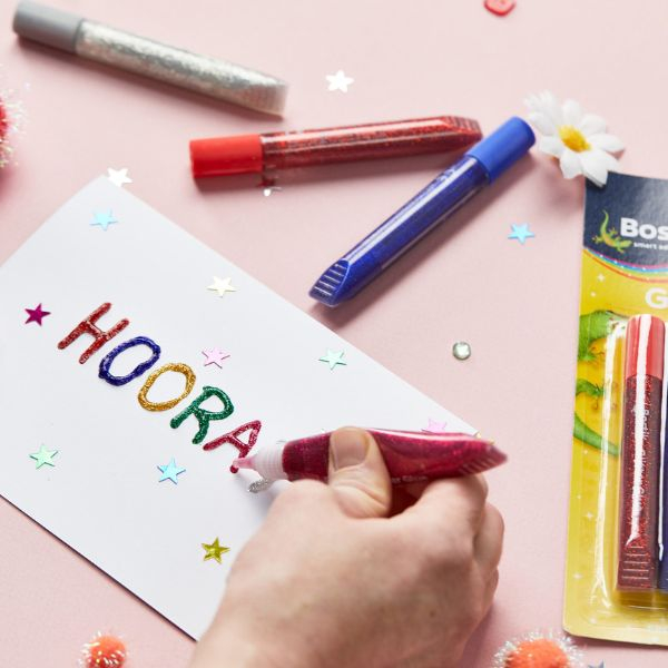 DIY Bostik UK Glitter Glue Pens Craft