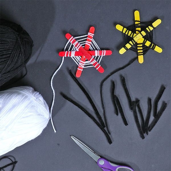 Bostik DIY Singapore Stationery Craft Clag Kids PVA tutorial halloween spider step 4