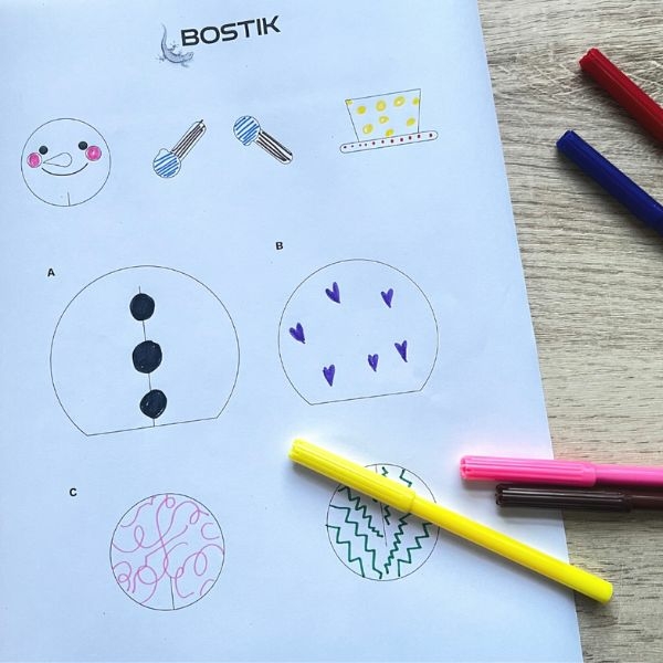 DIY Bostik UK Ideas & Inspiration 3D Snowman Paper Craft - 2