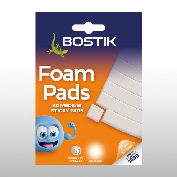 DIY Bostik UK Stationery & Craft - Medium Foam Pads pack shot 1