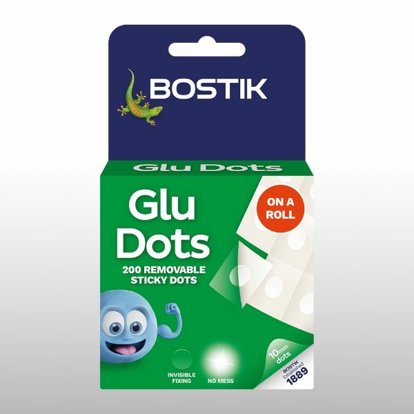 DIY Bostik UK Stationery & Craft - Removable Glu Dots on a roll pack shot 1