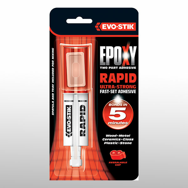 Bostik DIY UK rapair evo stik epoxy rapid syringe product image