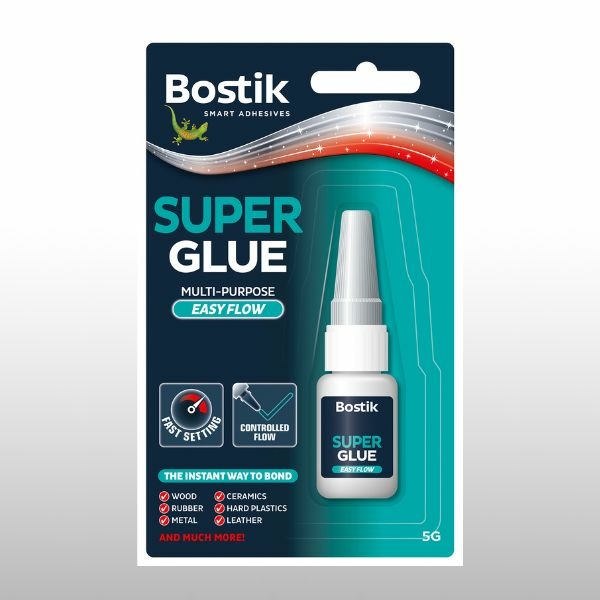 DIY Bostik UK Repair - Super Glue Easy Flow 5g bottle - shot 1