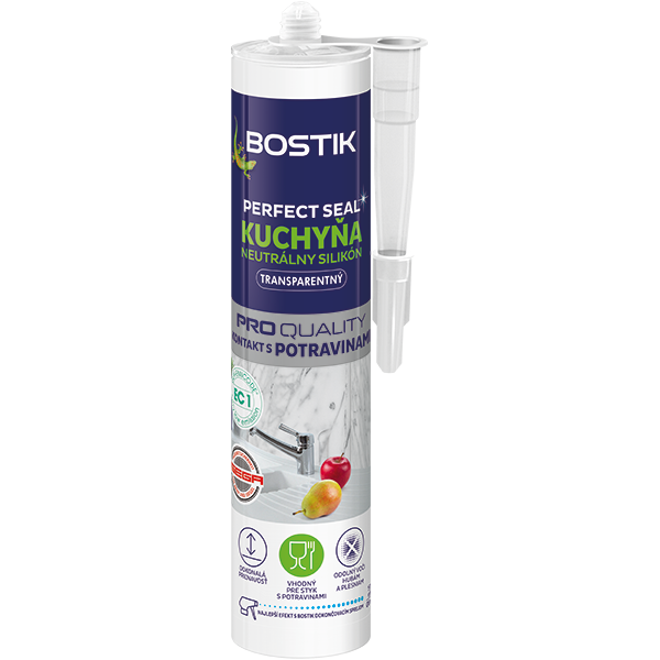 Bostik DIY Slovakia Perfect Seal Neutral Kitchen Silicone Packshot Transparent