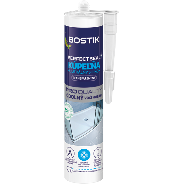 Bostik DIY Slovakia Perfect Seal Neutral Sanitary Silicone Packshot Transparent
