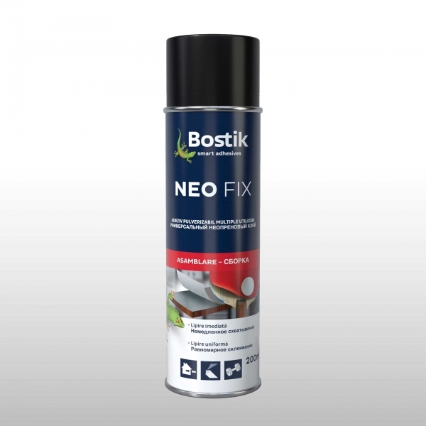 Bostik DIY Moldova Glue Fix Adeziv spray contact neofix product teaser	