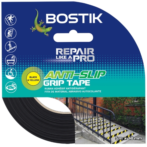 Bostik DIY South Africa Anti Slip Grip Tape Black and Yellow Product Teaser
