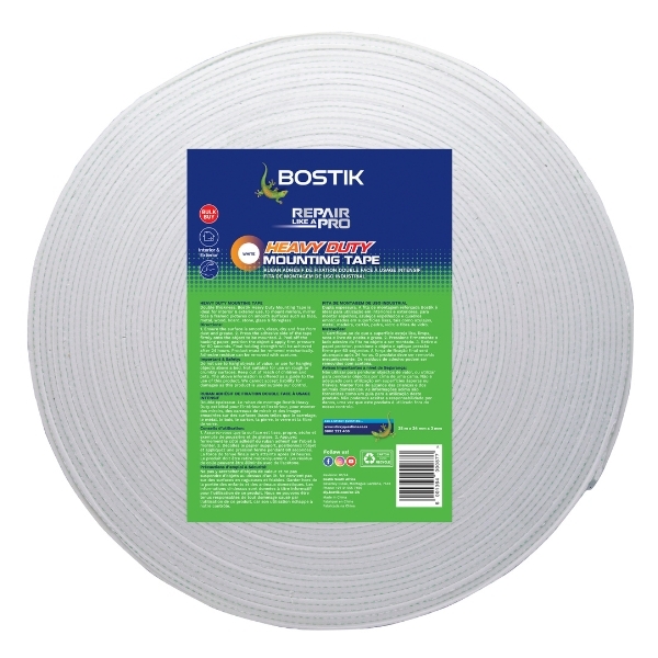 Bostik DIY South Africa Heavy Duty Mounting Tape Roll 25M Product Teaser