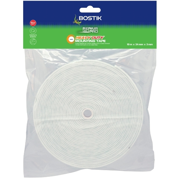 Bostik DIY South Africa Heavy Duty Mounting Tape Roll 10M Product Teaser