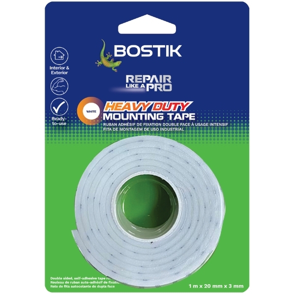 Bostik DIY South Africa Heavy Duty Mounting Tape Roll Product Teaser