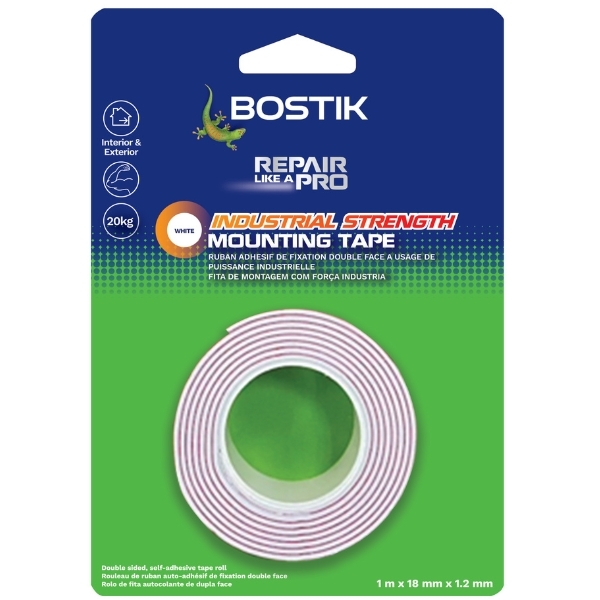 Bostik DIY South Africa Industrial Strength Mounting Tape Roll Product Teaser