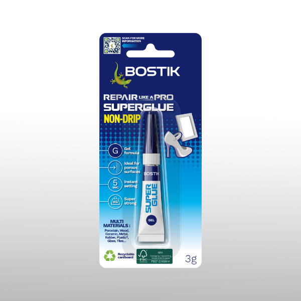 Bostik DIY Australia Repair - Super Glue Gel Product image 1