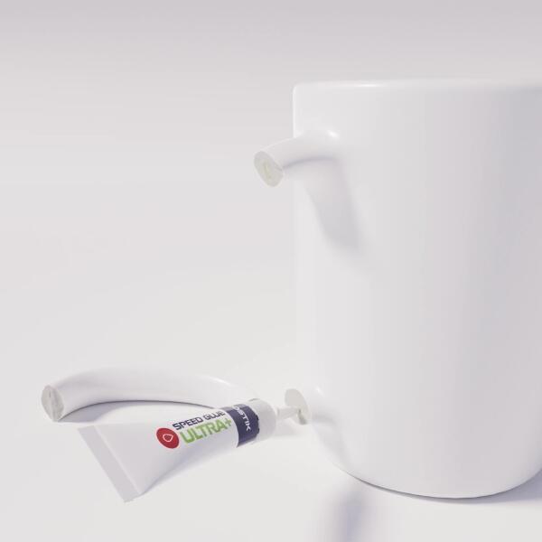 Bostik DIY Hungary mug fixing Speedglue Ultra