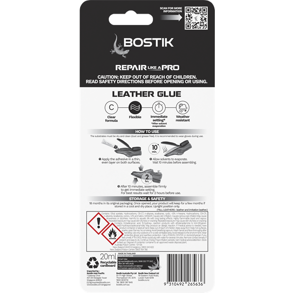 Bostik DIY Australia repair leather glue product image 2