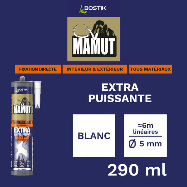 Bostik DIY Belgium Mamut Colle de montage product image