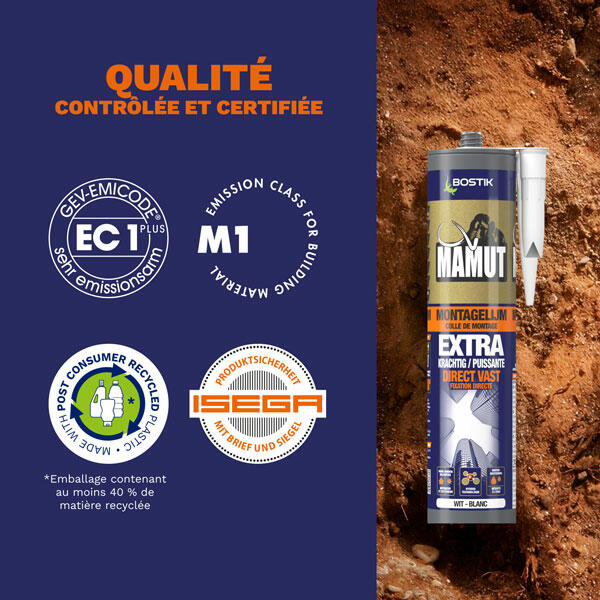 Bostik DIY Belgium Mamut Colle de montage product image