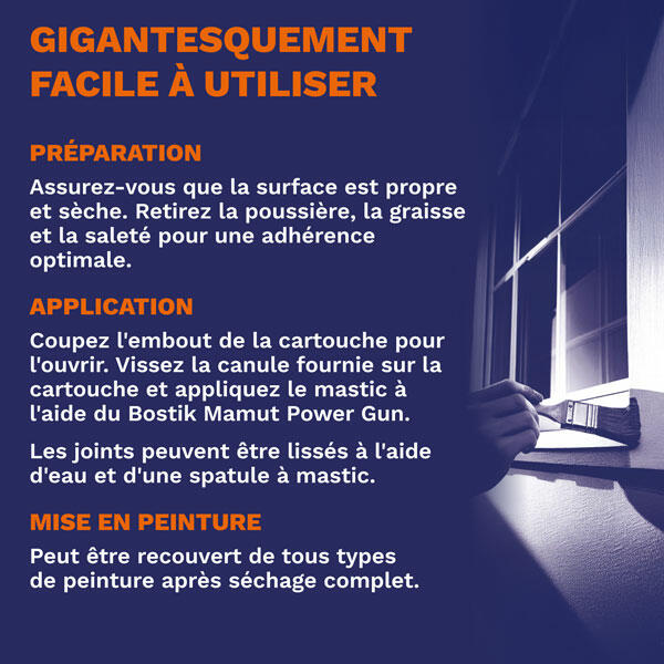 Bostik DIY Belgium Mamut Mastic a Peindre product image