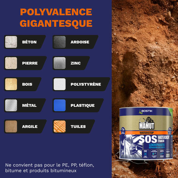 Bostik DIY Belgium Mamut waterstop product image